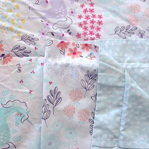 Twin size unicorn comforter with pillowcase